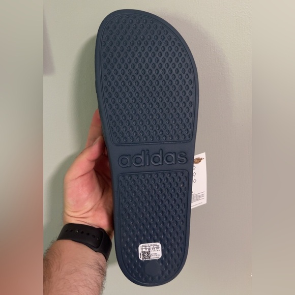 Adidas Dark Blue Adilette Slides main image 5